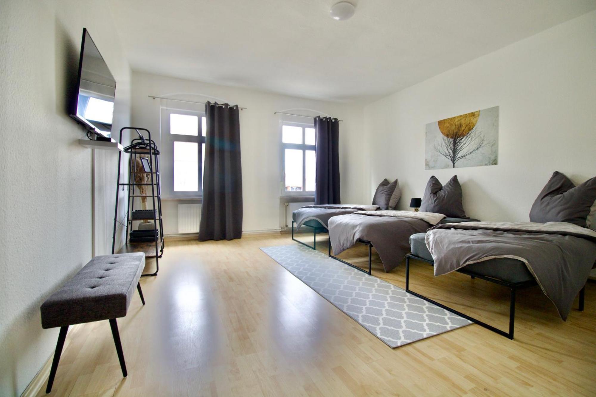 Gemuetliches Innenstadtnest, Zentrale Lage, 88Qm, Kostenfreier Parkplatz, Fuer Bis Zu 6 Personen Cottbus Luaran gambar
